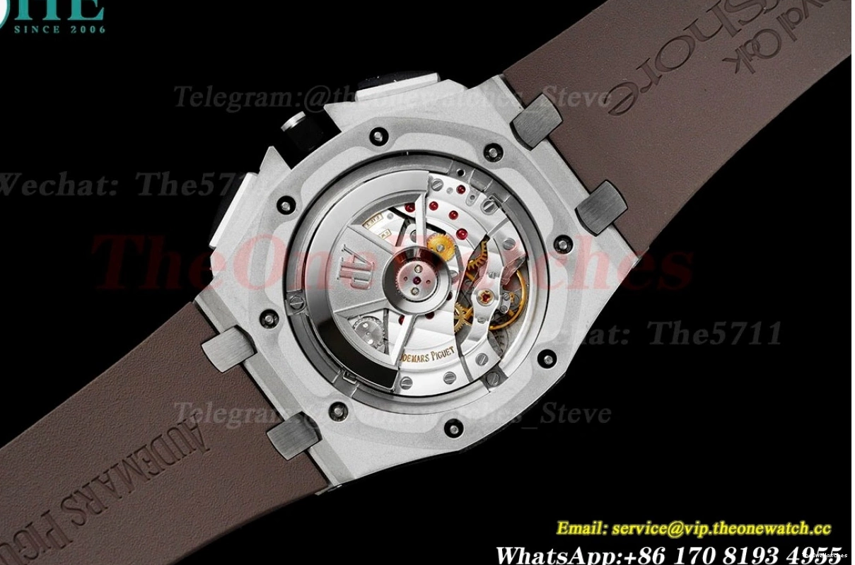 RSF RU A3126 44mm Royal Offshore SS Blue Stk Grey Oak 1218